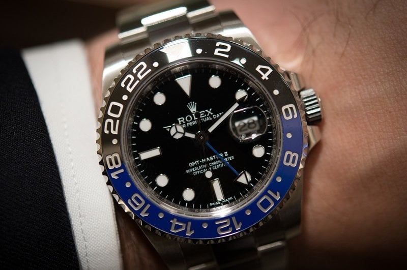 rolex gmt time setting