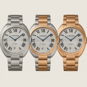 image of Clé de Cartier 40mm Steel, Clé de Cartier 40mm Two-Tone, Clé de Cartier 40mm Rose Gold,